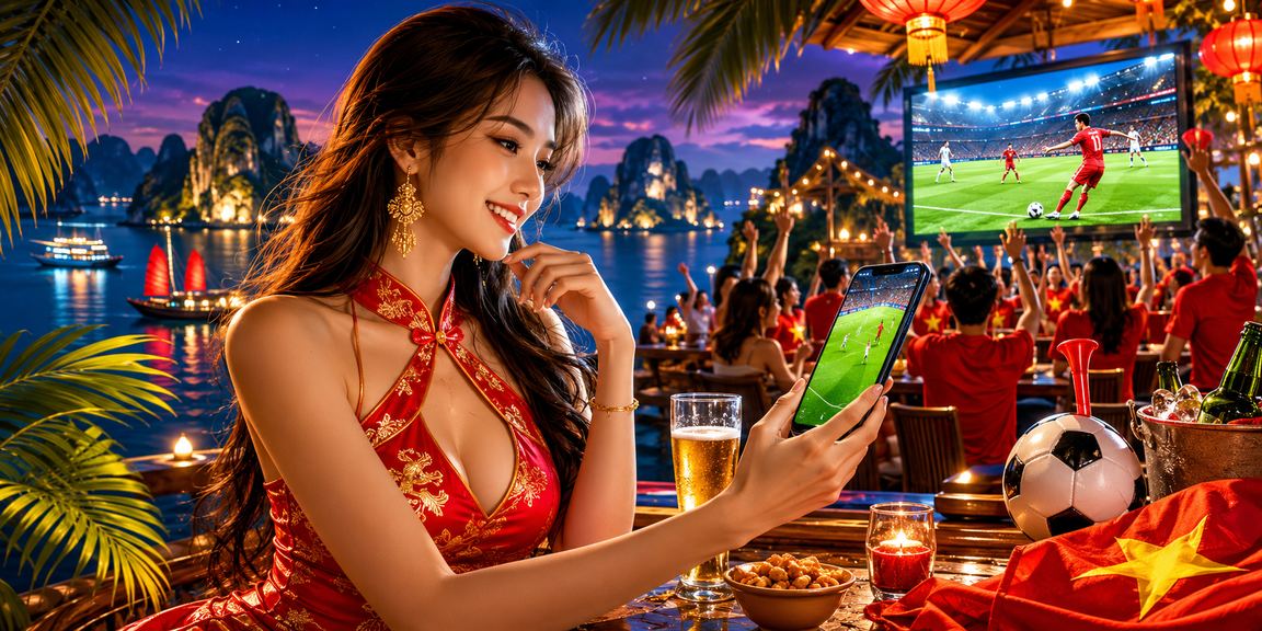 Vịnh Hạ Long và không khí bóng đá lễ hội gợi bối cảnh người chơi Việt