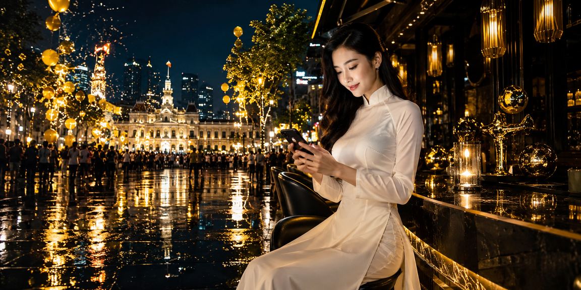 Khung cảnh TP Hồ Chí Minh minh họa người dùng tải trải nghiệm casino mobile