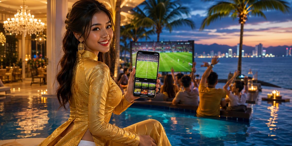 Không khí bóng đá tại Nha Trang minh họa nhu cầu xem kèo trên di động